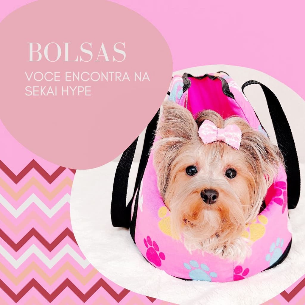 Bolsa de Transporte para Pet Caes e Gatos Passeio Viagem Tamanho M Estilo ENVIO IMEDIATO