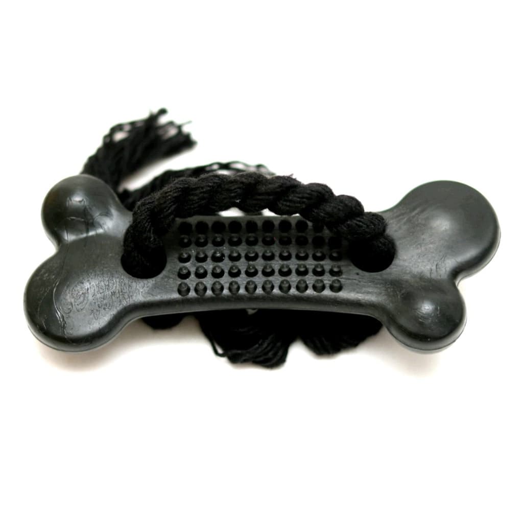Brinquedo Osso Ossinho Black com Corda Mordedor G