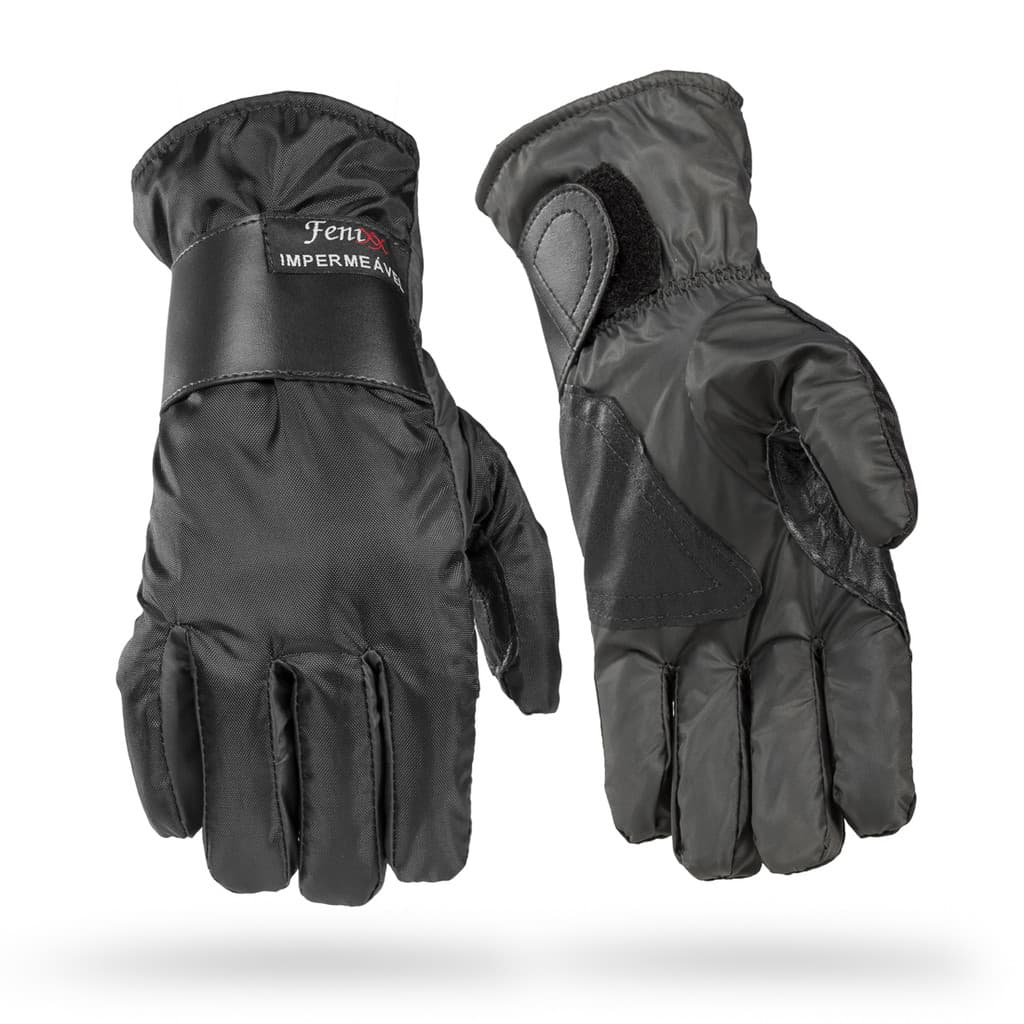 Luva Impermeável Nylon Moto cano alto cor preta