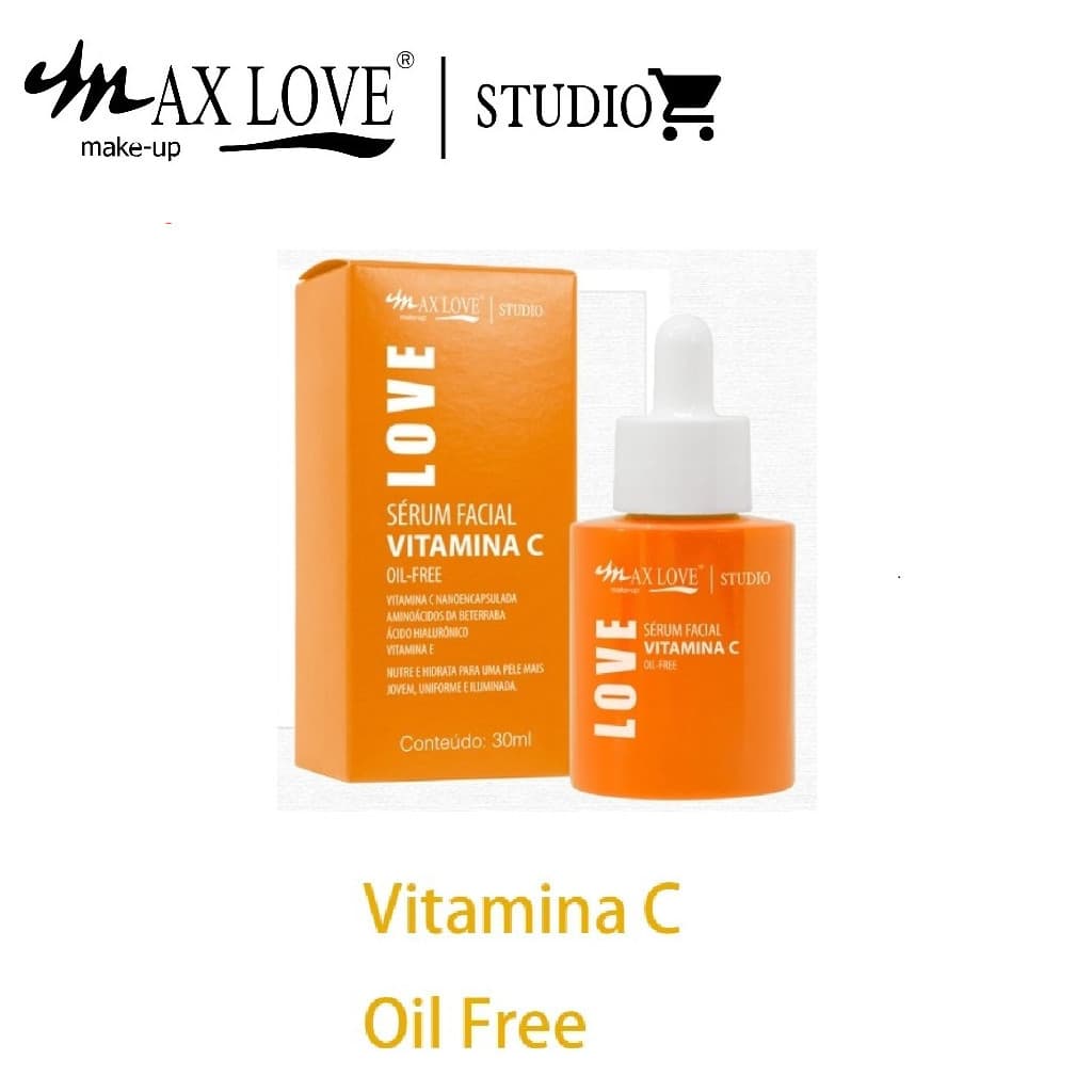 Sérum Facial  3 Em 1 E Clareador E Vitamina C E Rosa Mosqueta Max Love