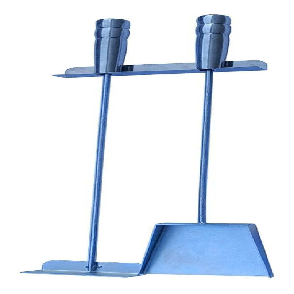 Kit Limpeza Churrasqueira com Pá e Rastelo Espalha Brasa em Aço 59 cm