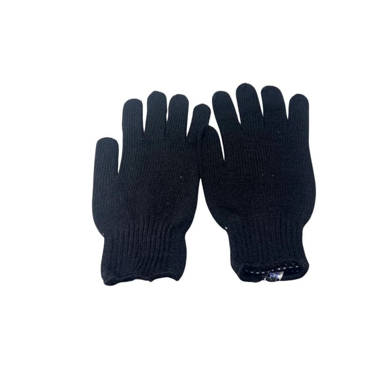 Par De Luvas De Cotton Preto Pigmentada