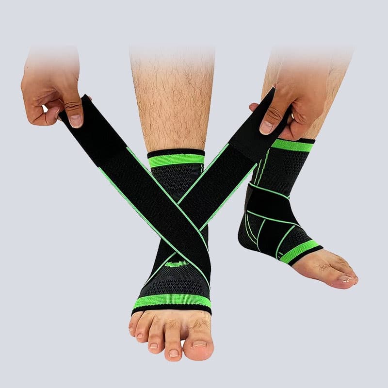 1 Pçs De Alta Elasticidade Malha Tornozelo Cinta Compressão Suporte Manga Fasciite Plantar Unisex Pé Meias