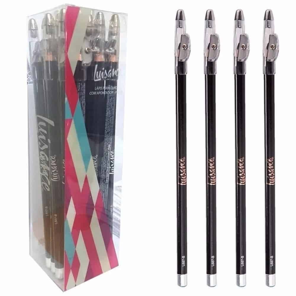 L887-b Lapis Preto Para Olhos Com Apontador Luisance Envio Rápido