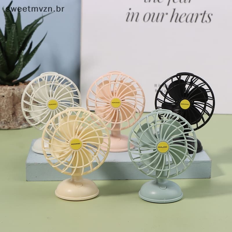 sweetmvzn Casa De Bonecas Liga Ventilador Mobiliário Simulação Boneca Acessórios Móveis Para Menina Brinquedos Presente