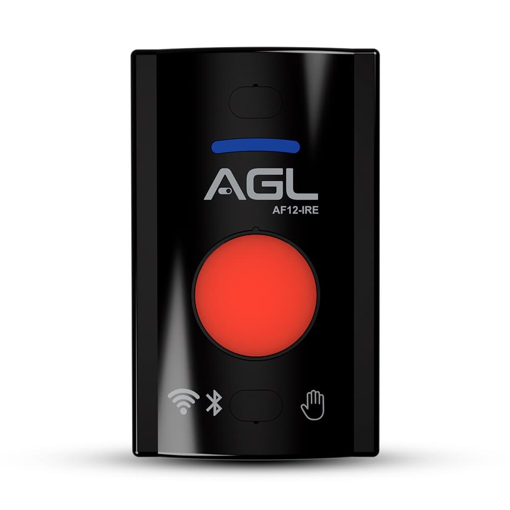 Interruptor sem toque inteligente com wifi smart preto AGL