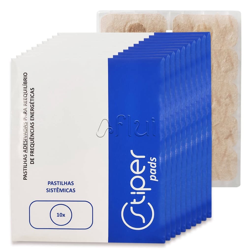 Stiper Pads Sistêmica 100 Pastilhas Silício com Micropore Acupuntura Indolor