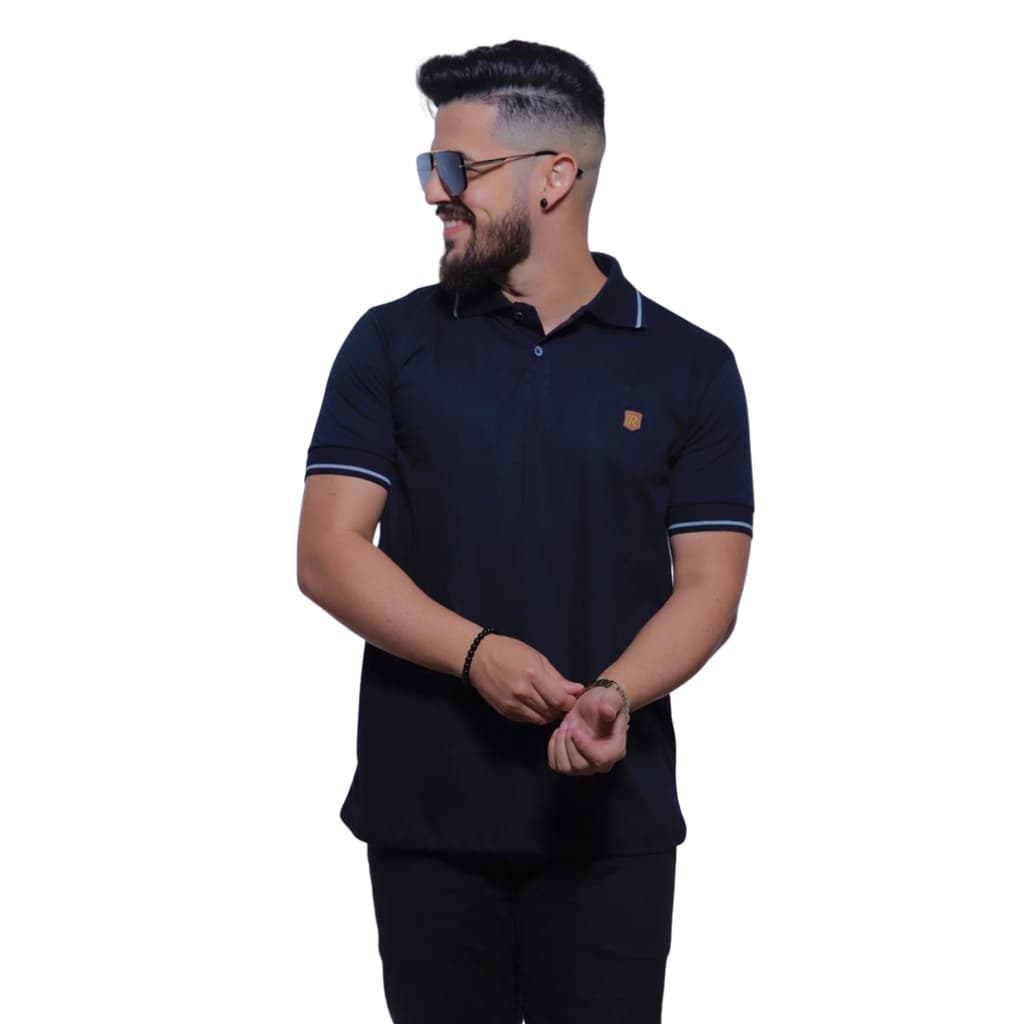Camiseta Golo Polo Masculina Casual Básica 100% Algodão ( Variadas )