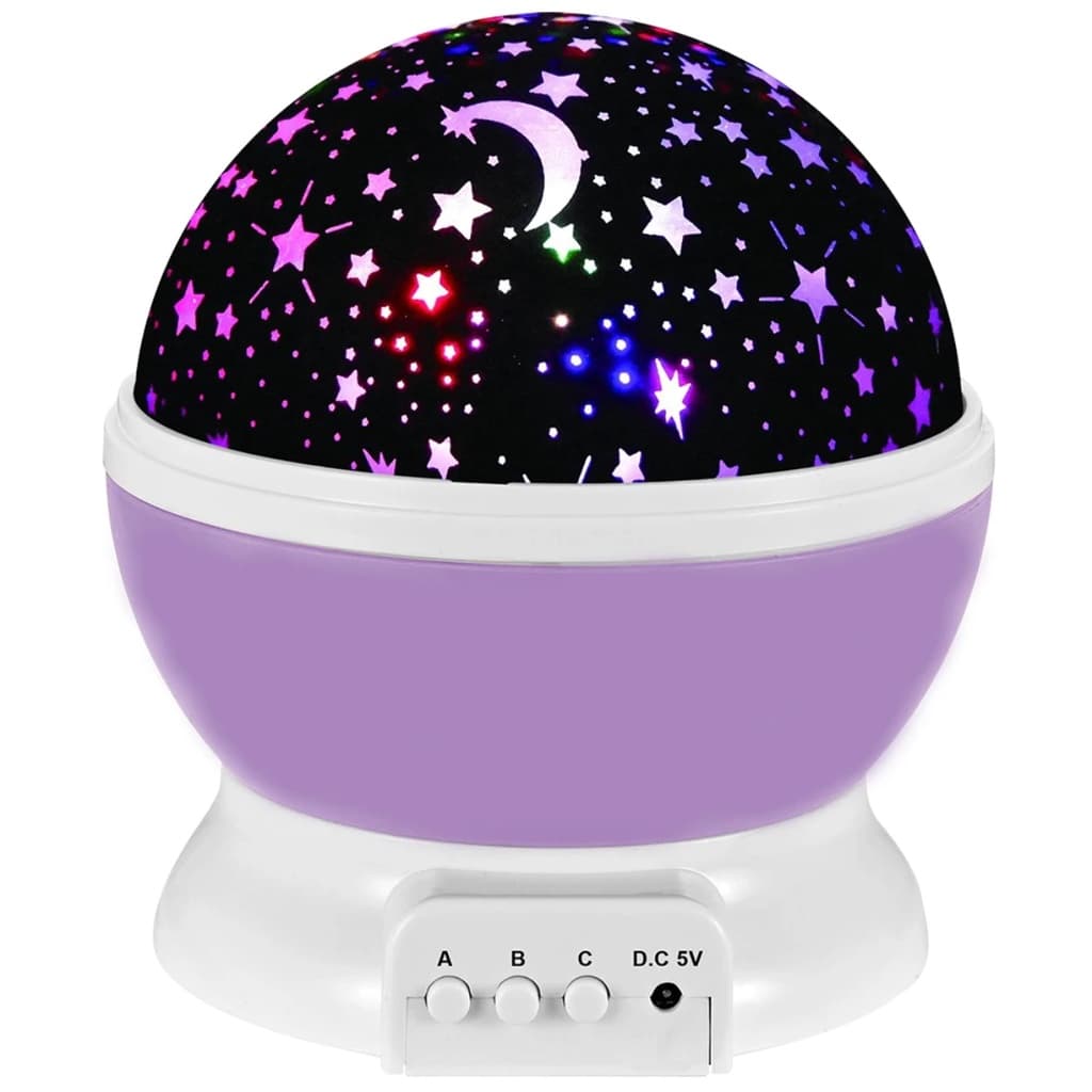Luminária Projetor Estrela  Gira 360º Galaxy Abajur Giratório Star Master Lua Estrela