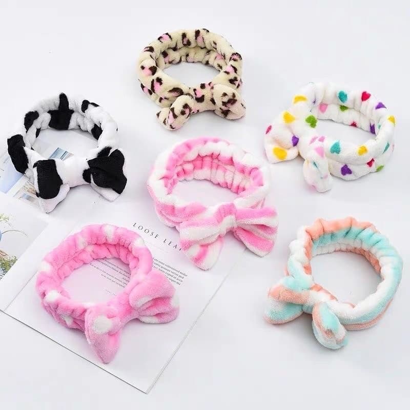 Faixa De Cabelo Para Maquiagem e Limpeza Facial Com Varias Modelos e Cores