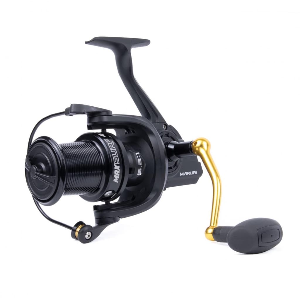 MOLINETE DE PESCA PRAIA LONG CAST MARURI MAX SURF 4000 - 8 ROLAMENTOS - DRAG: 20KG