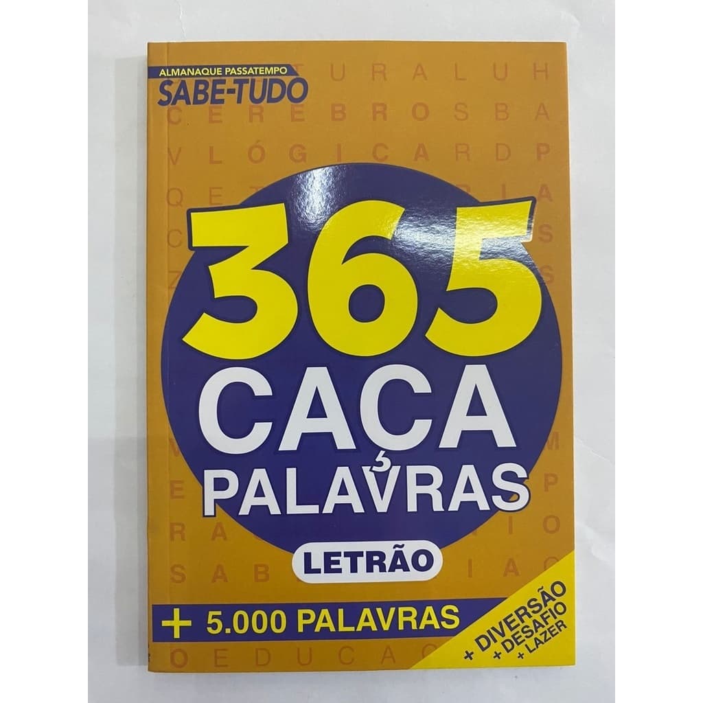 365 CAÇA PALAVRAS - LETRÃO ALMANAQUE