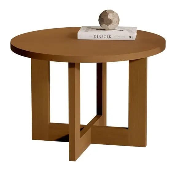 Mesa De Centro Luxo 100% Mdf Naturale -  8001 - Jb Móveis
