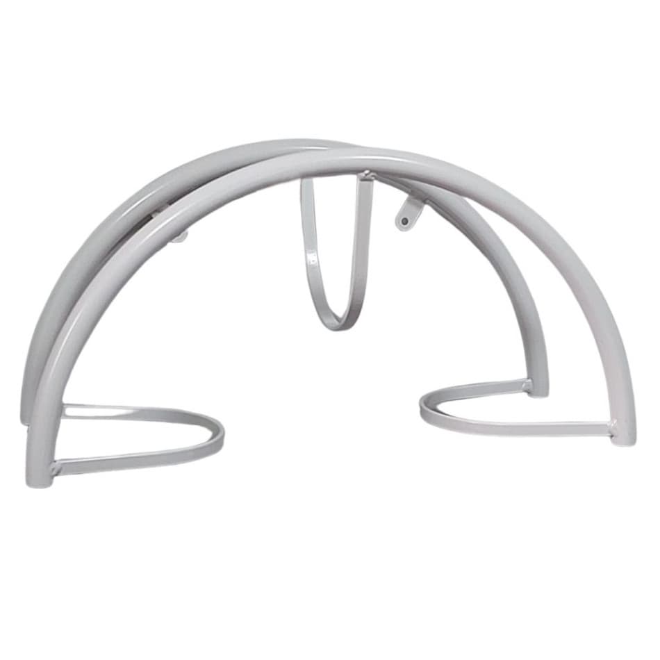 Suporte Mangueira Enrolador Borracha Tubular Aço c/ Kit Instalação