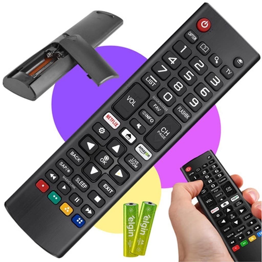 Controle Remoto Para Tv LG Smart  Botão Netflix e Amazon