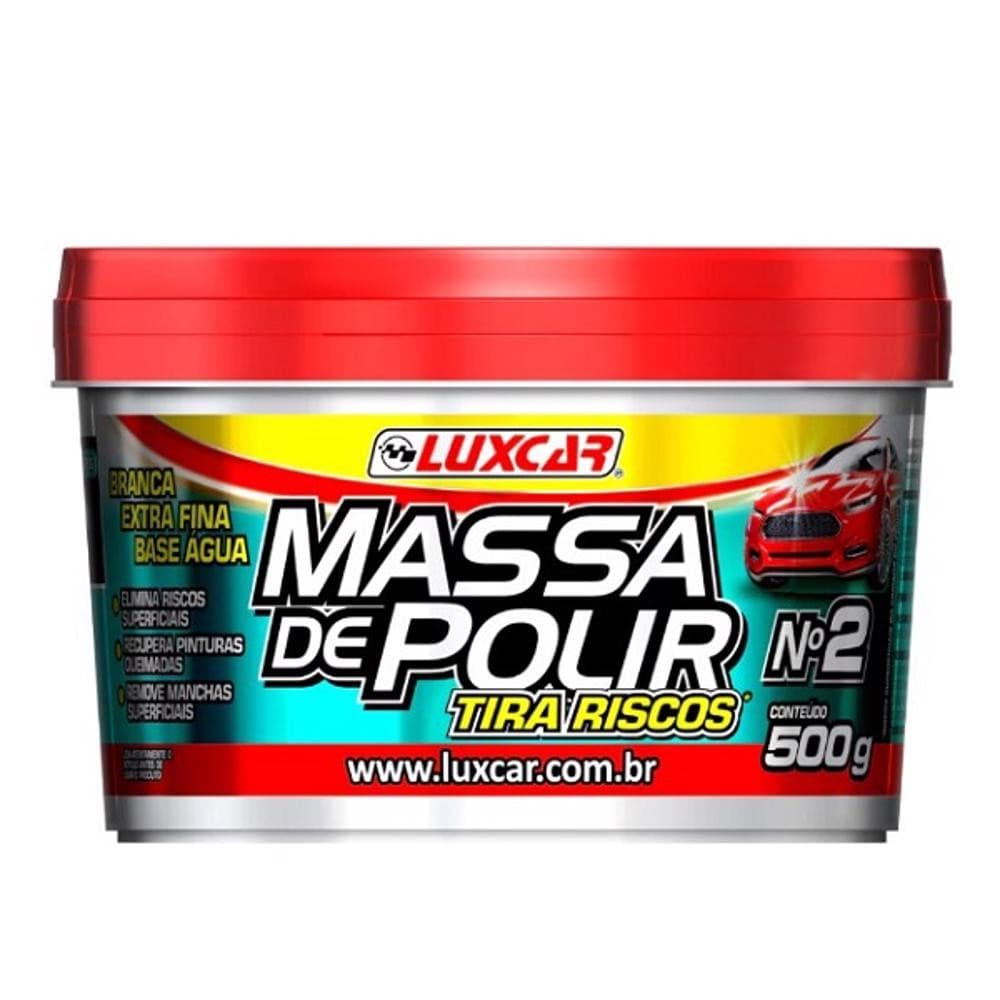 Massa de Polir Tira Riscos N° 2 500g Luxcar