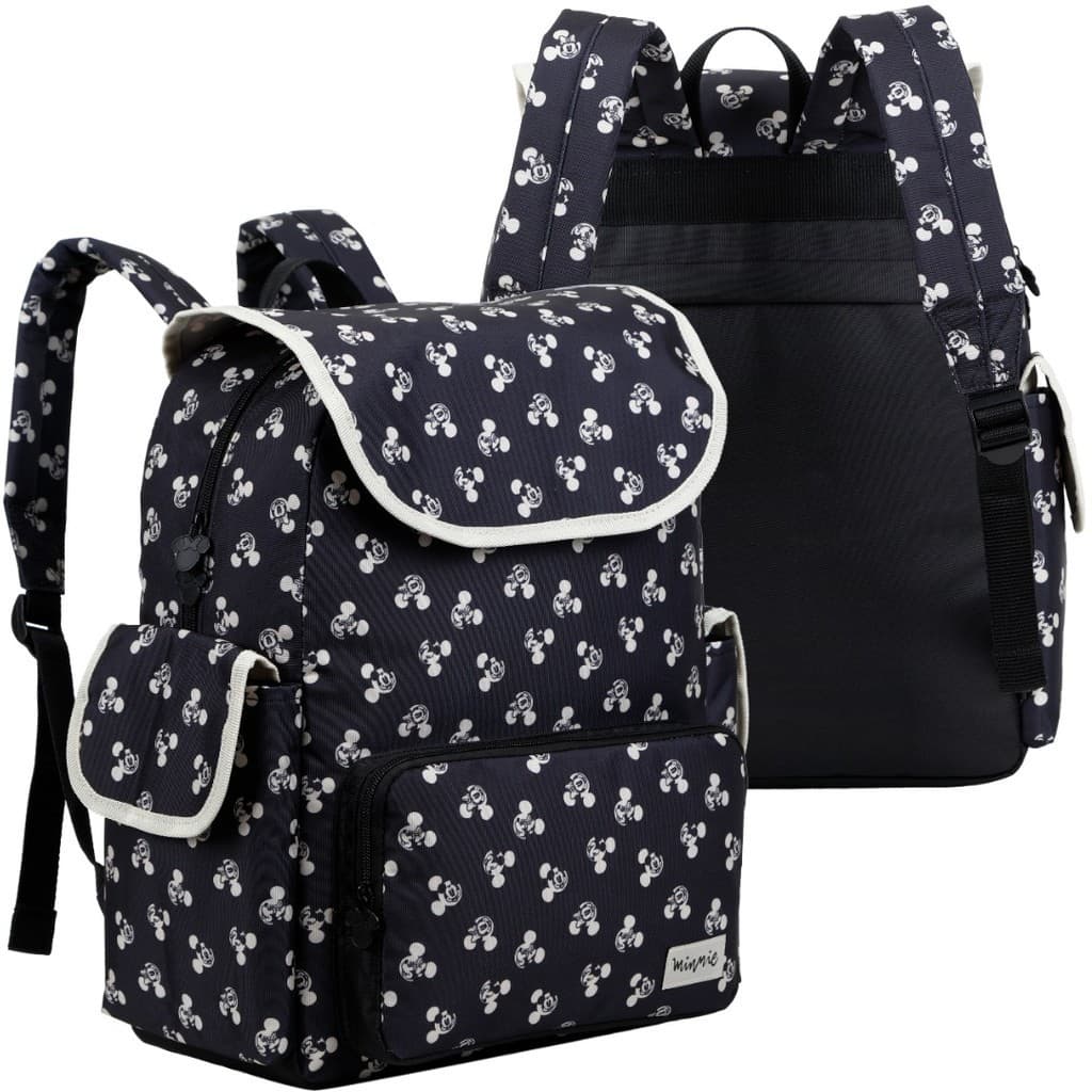 Mochila Costas Minnie Mouse Disney Bolsa Escolar Feminina Xeryus