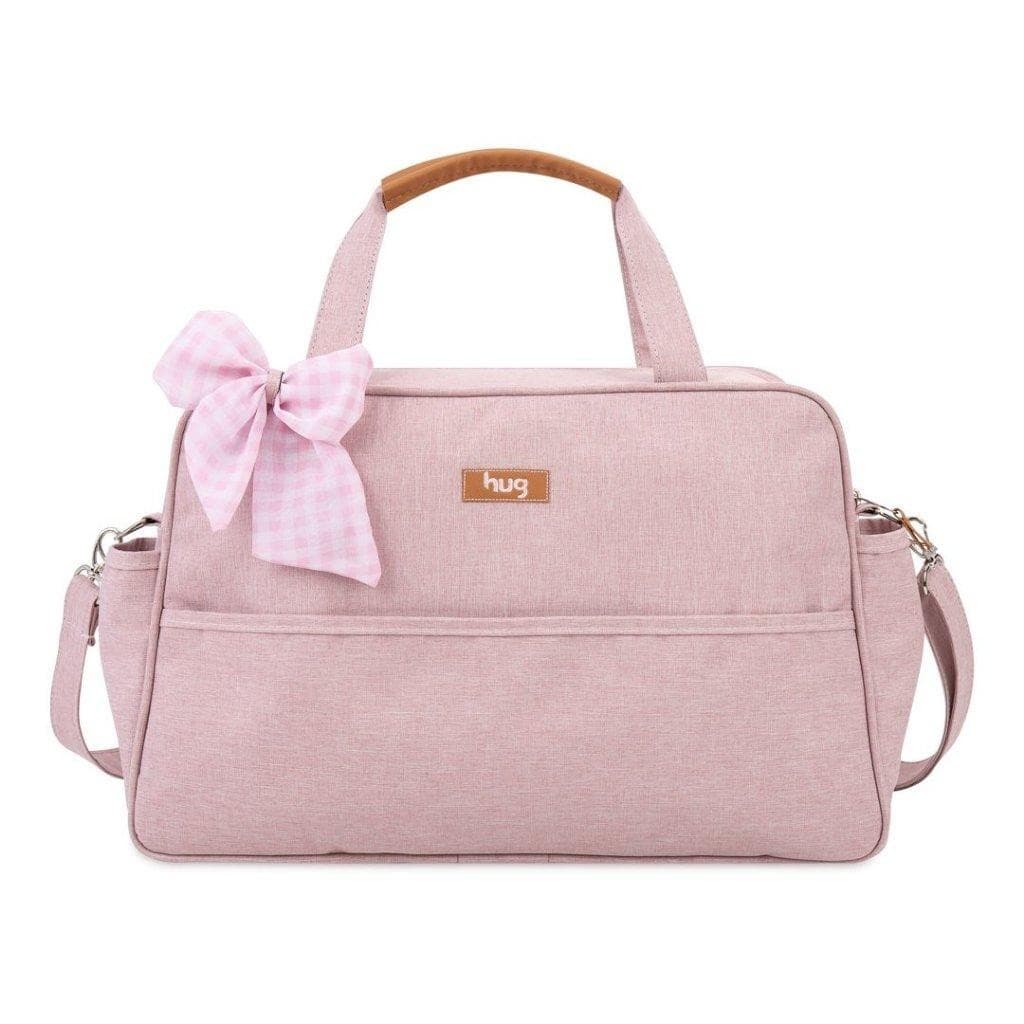 Bolsa de Maternidade Hug Grande Mescla Rosa