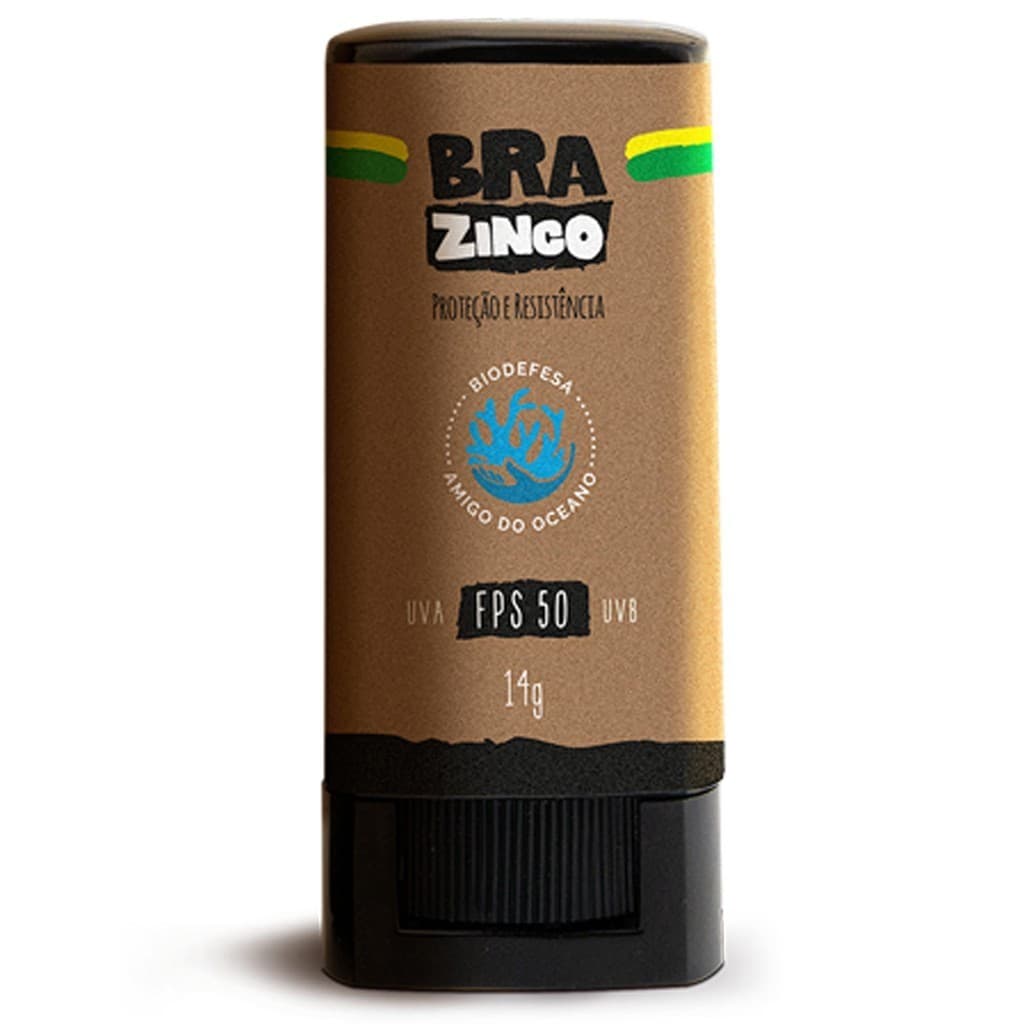 Protetor Solar Facial Brazinco FPS50 14g (BEGE ESCURO)