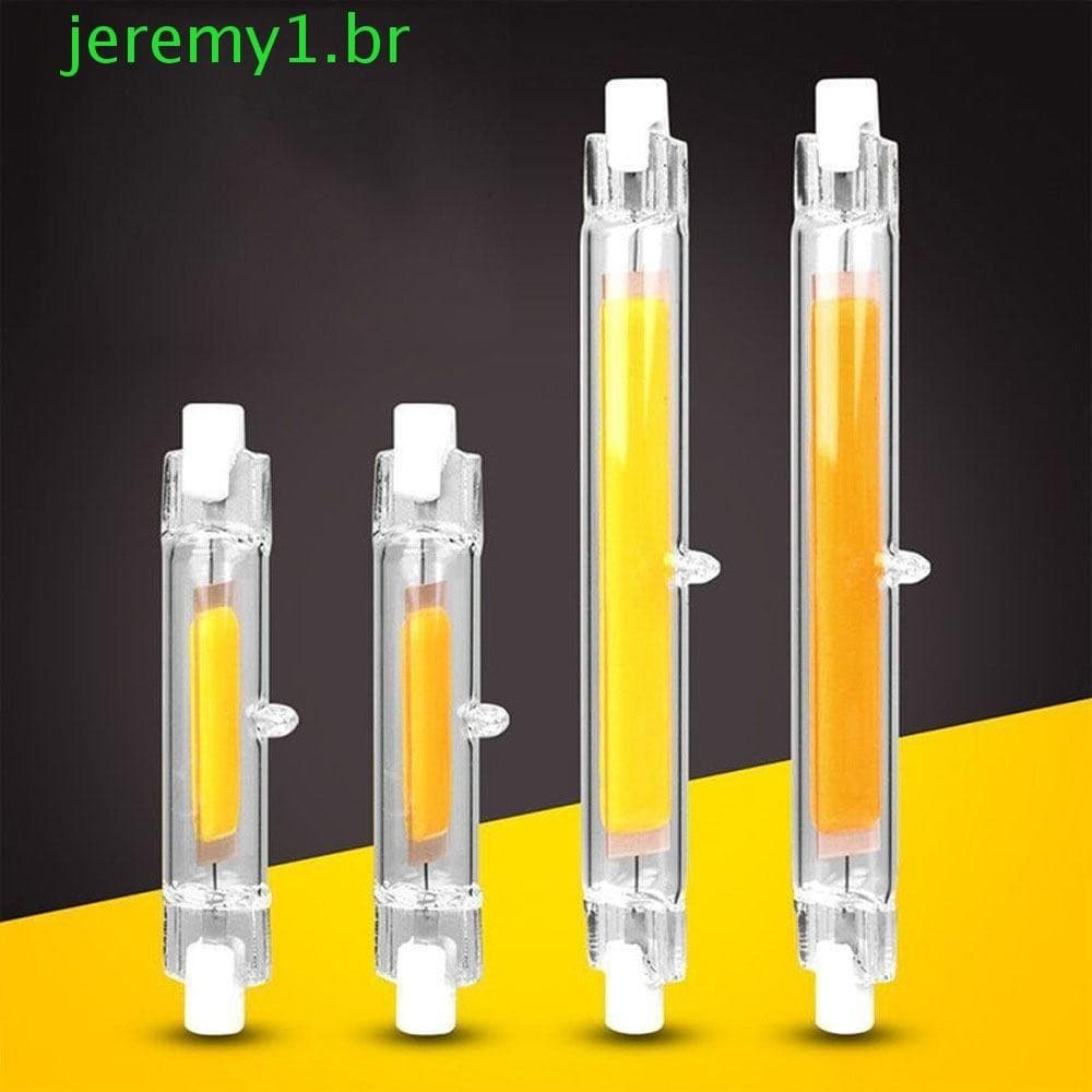 Tubo COB JEREMY1 R7S , Lâmpada De Substituição Regulável , Decoração De Casa 360 Brilho 110v/220v Natal