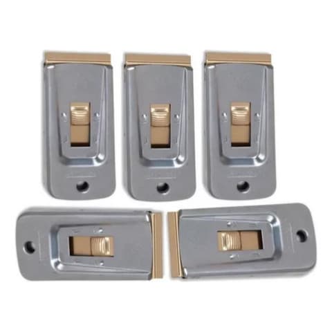 Kit 5 Raspador Ratinho Em Inox Para Insulfilm Película