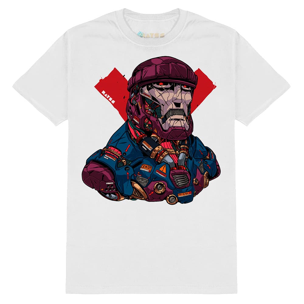Camiseta Algodao Masculina Sentinela X-Men Branca