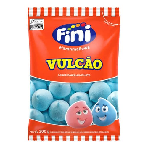 Fini Marshmallow 250gr (escolha A Cor E Modelo) Tipo Vulcão Azul