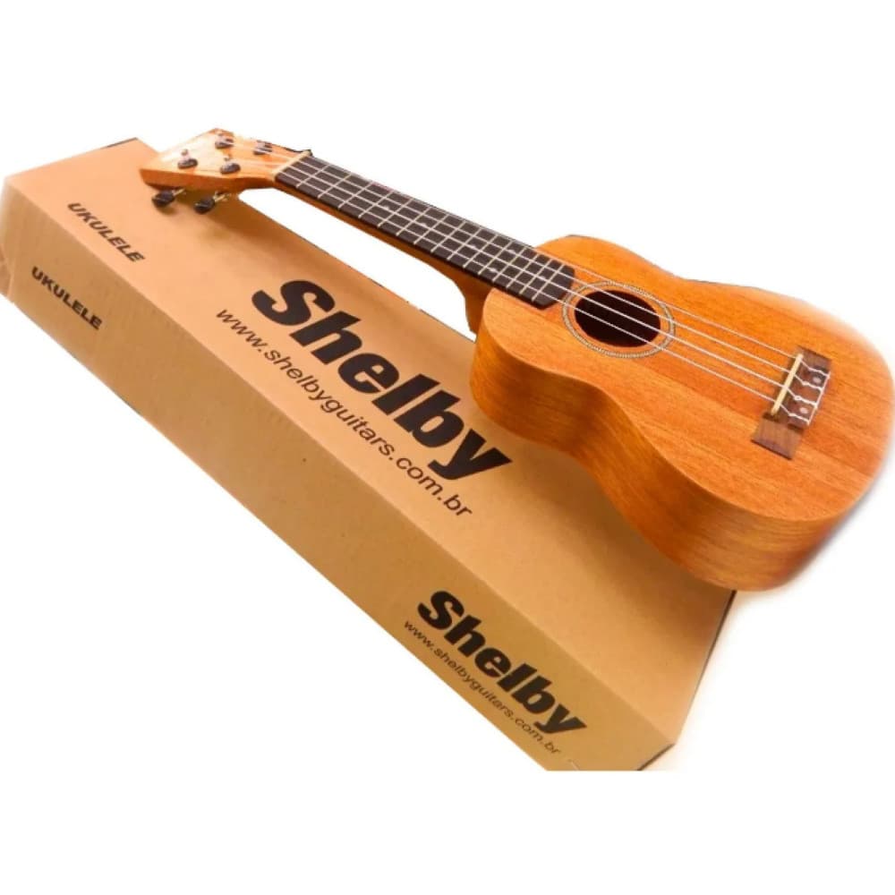 Ukulele Shelby - Soprano - Su21m Natural Fosco - By Eagle Cor Marrom