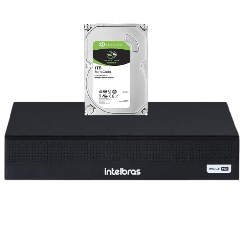 DVR INTELBRAS 8 CANAIS MHDX 3108-C FULL HD C/HD 1TB