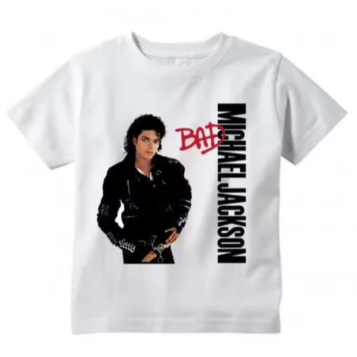 Camisa Camiseta Camisa Blusa Algodão Unissex Michael Jackson Graphic Printed Tshirt Harajuku Rock Fashion Casual !!