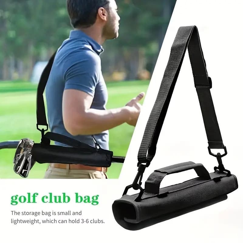 Bolsa De Transporte Portátil Para Taco De Golfe Suporte Leve Clube Crossbody Com Alça De Ombro Ajustável E Pequena Domin