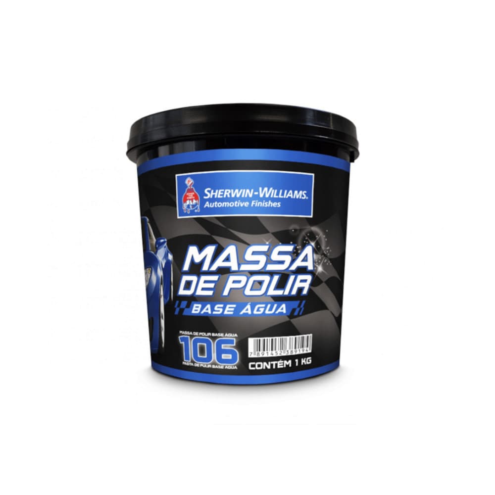 Massa de Polir N2 Base Água 1kg Sherwin Williams