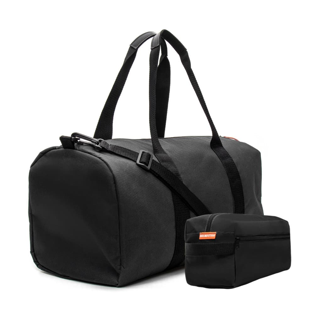 Kit Bolsa Esportiva de Academia e Necessaire Impermeavel Viagem Alça de Mão Transversal de Ombro