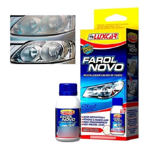 Revitalizador De Farol Luxcar Automotivo Liquido Renovador