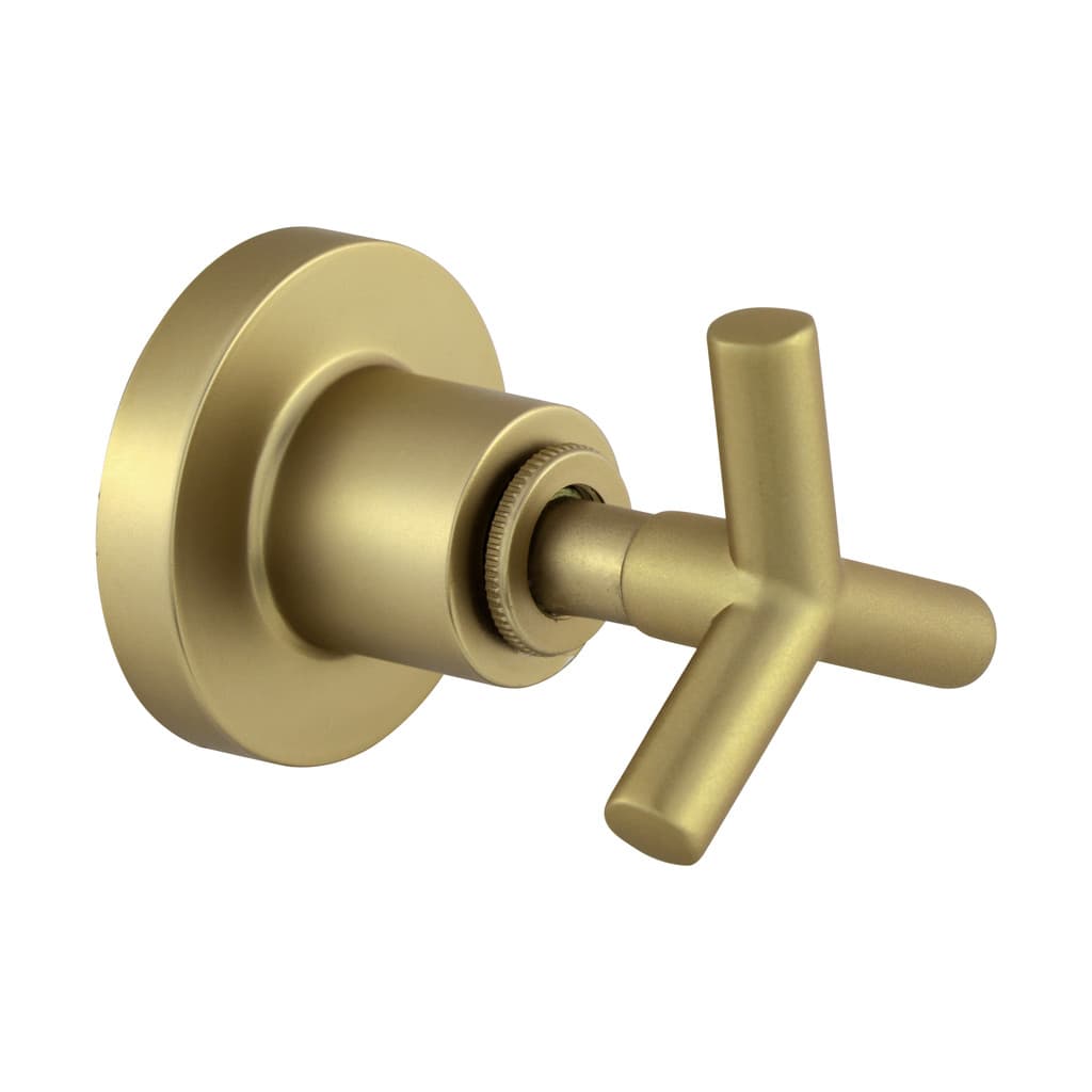 Acabamento Para Registro Banheiro Chuveiro Trizeta Dourado Fosco Padrão Deca 1/2" - 3/4" ou 1"