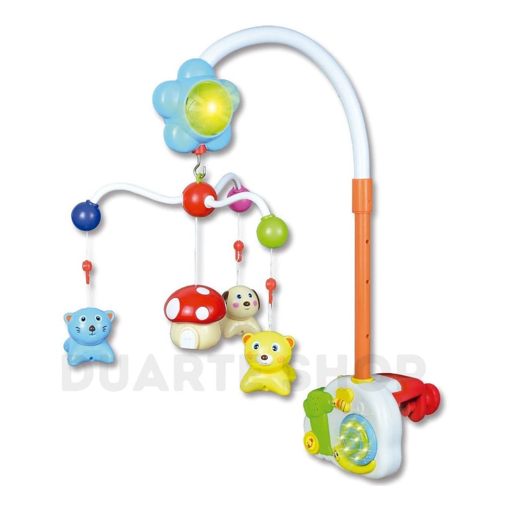 Mobile Portátil Para Berço Musical Bebê Com Luzes Colorido Zoop Toys Com música divertida Interativo bebê baby