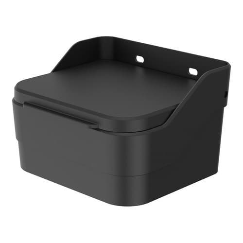 Saleiro Porta Condimentos Porta Sal Parede Ou Bancada Preto