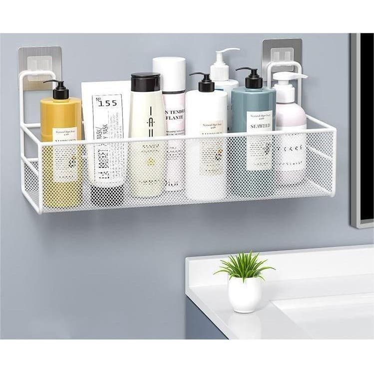 Suporte Organizador de canto Prateleira de banheiro shampoo suporte adesivo para parede para cozinha e banheiro Multiuso À prova de ferrugem