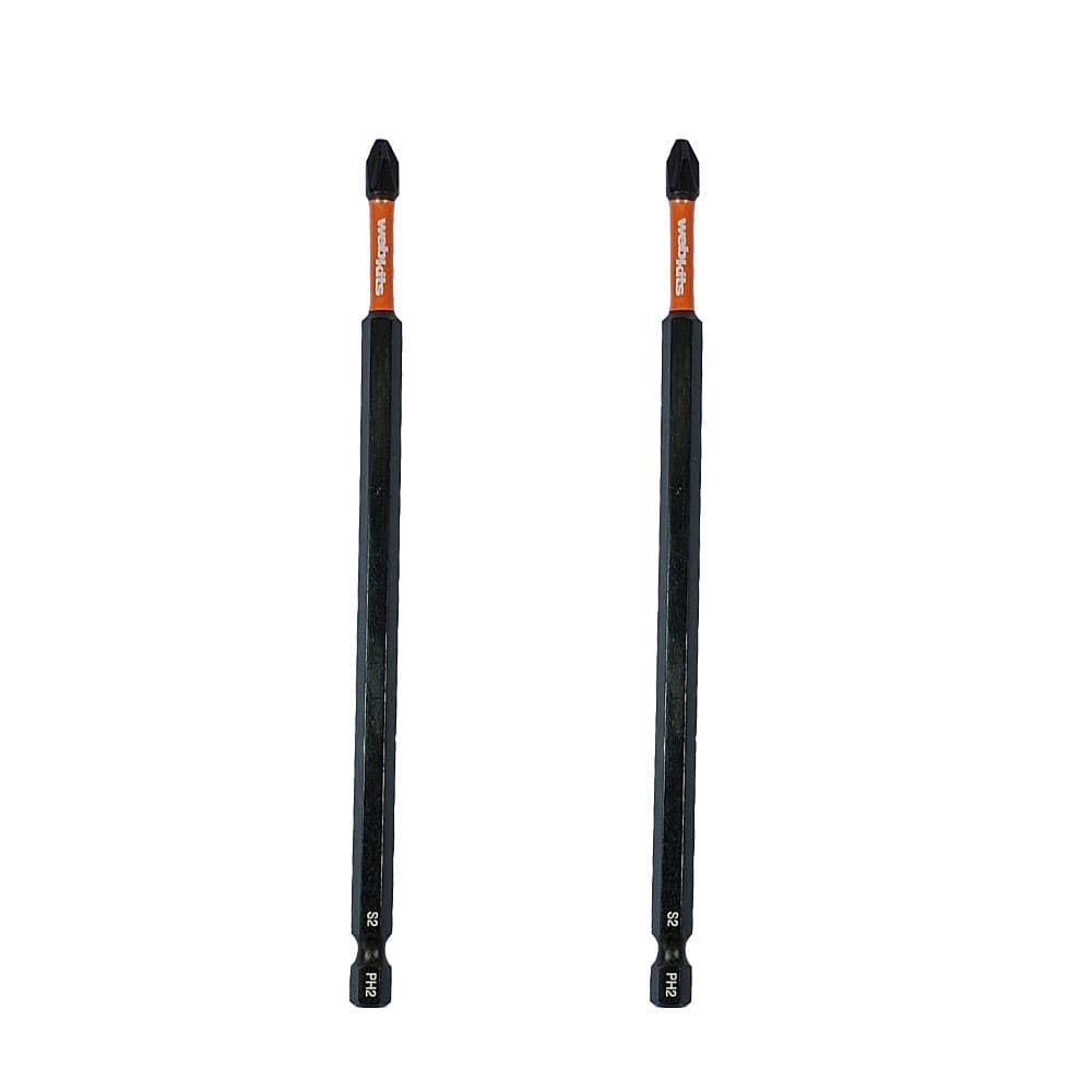 Bits Ponteira Phillips 150mm Ph2 De Impacto Imantado 2 Pcs
