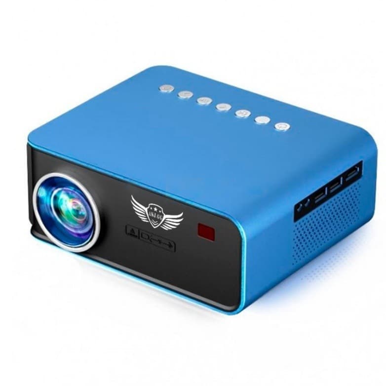 Projetor T4 Home Theater Portátil HD 1200 Lumens Tela 150 Polegadas HDMI USB AV Notebook TV Box Xbox PS PC Celular