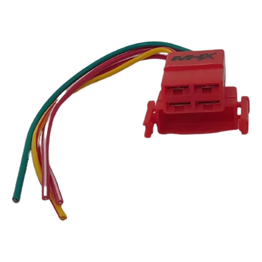 Conector Reparo Plug Chicote 4 Pinos Rele Partida Tinta Fan Alta Performance Qualidade Premium Envio Imediato