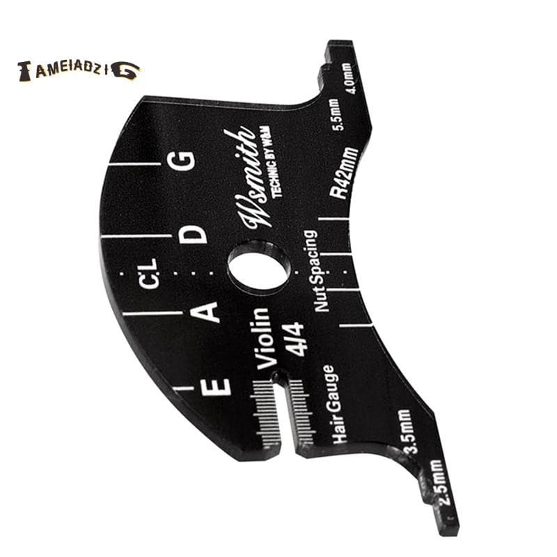 Pontes De Violino Modelo De Molde Multifuncional 4/4 Ferramenta De Referência De Reparo Raspador De Escala Ferramentas D