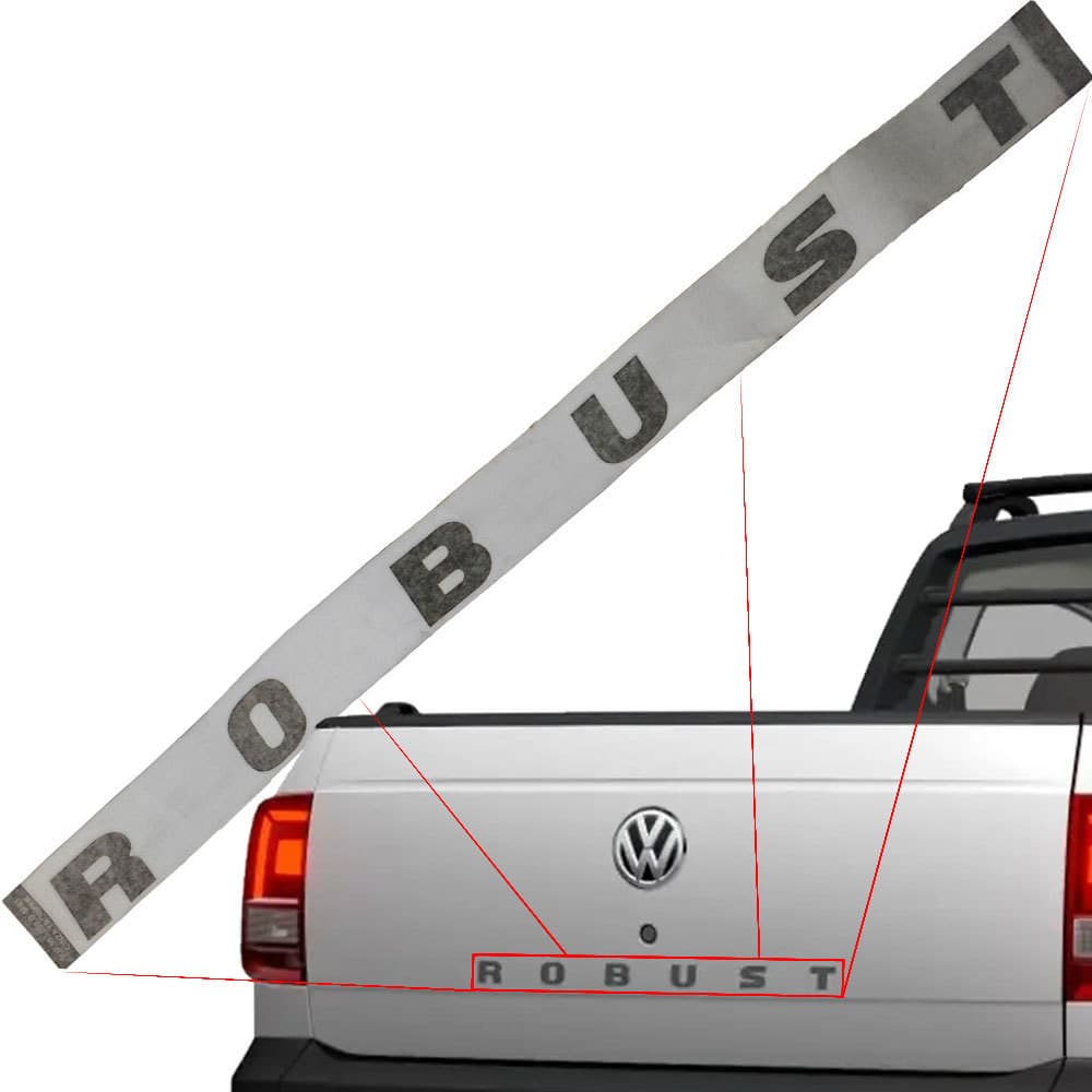 Adesivo Letreiro Robust Emblema Caçamba Saveiro Original