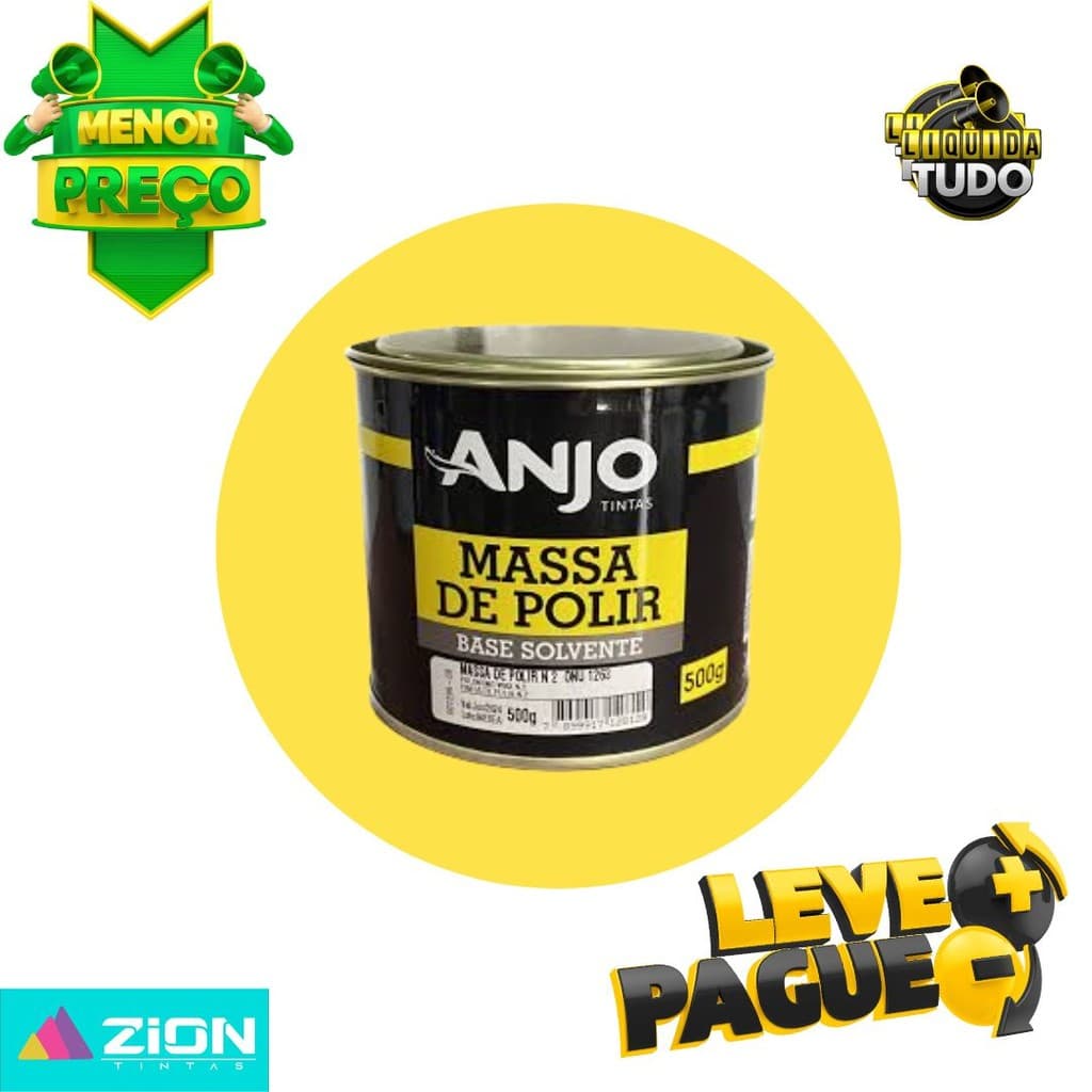 MASSA DE POLIR N 2 500g - ANJO