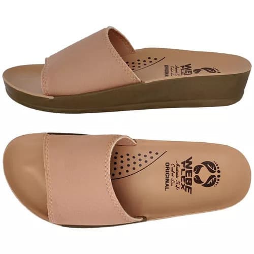 Chinelo Ortopédico Feminino Anatômico Nude Macio Confortável Para Esporão Fascite Plantar