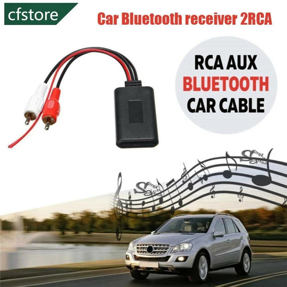Módulo Receptor Sem Fio Bluetooth Para Carro AUX Adaptador De Música Estéreo De Áudio Veículos De Interface 2RCA R7X4