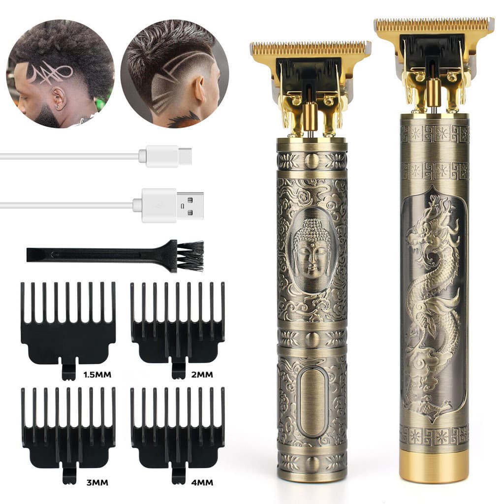Máquina de corte elétrica T9 Aparador De Cabelo Profissional e Barbeador