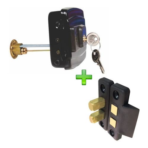 Fechadura 12v Agl Cilindro Ajustável + Contato Deslizante