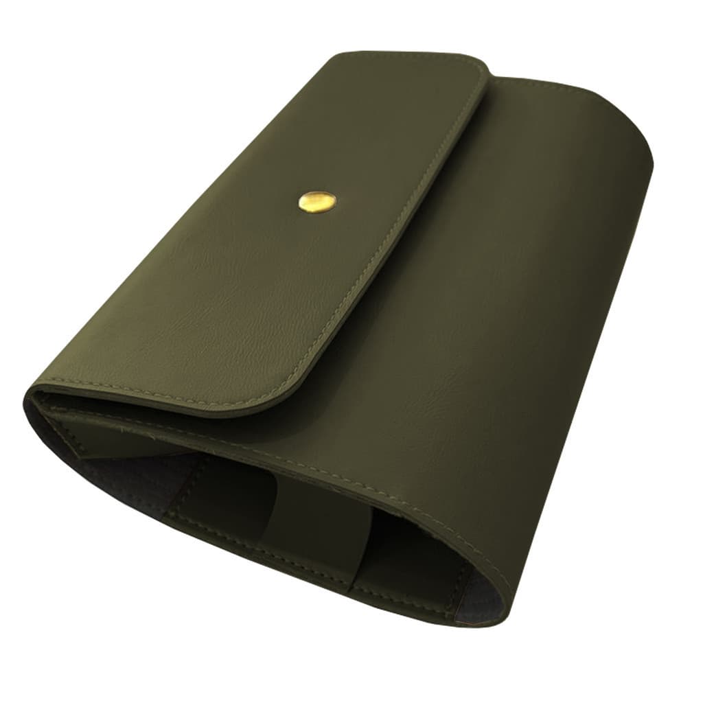 Case para Carregador de Notebook e Mouse Verde Musgo