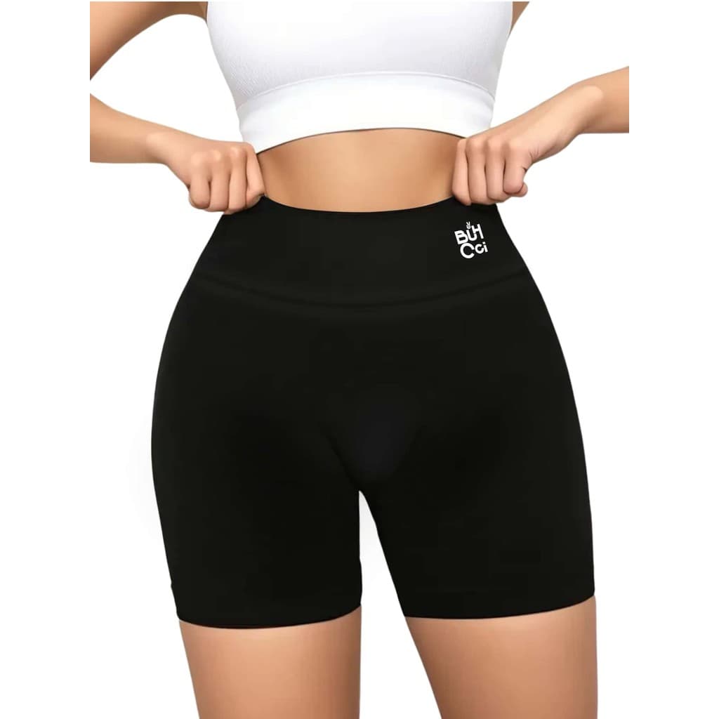 SHORT FEMININO SUPLEX PREMIUM CURTO SHORTS BUHCCI YOGA MODA GRINGA